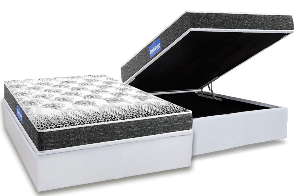 Cama Box Baú CRC +Colchão D23 Guarda Costas Probel