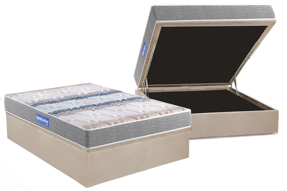 Cama Box Baú CRC +Colchão D45 Guarda Costas Probel