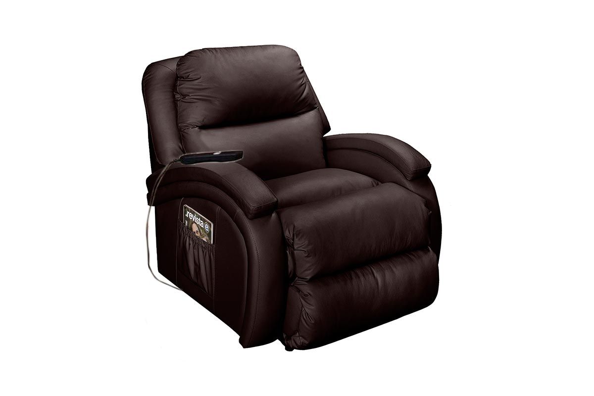 Poltrona Reclinável p/ Sala Motorizada c/Vibro Massagem Divino Urbany Zero Wall Giro e Balanço Probel