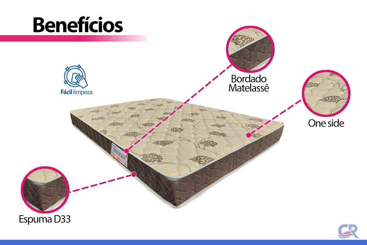 Colchão Ortopédico Orthoflex D33 Matera ST Colchão Ortopédico Orthoflex D33 Matera ST