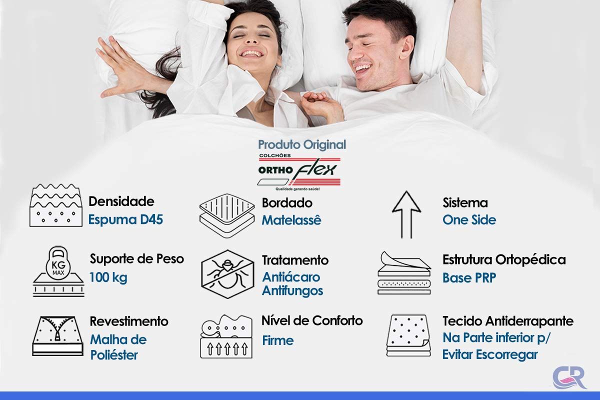 Colchão Ortopédico Orthoflex D45 Cecina Colchão Ortopédico Orthoflex D45 Cecina