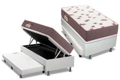 Cama Baú c/Aux Filhão +Colchão D28 Ortobom