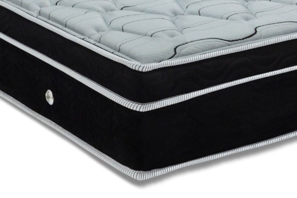 Cama Baú c/Aux CRC +Colchão Molas Elegant Ortobom
