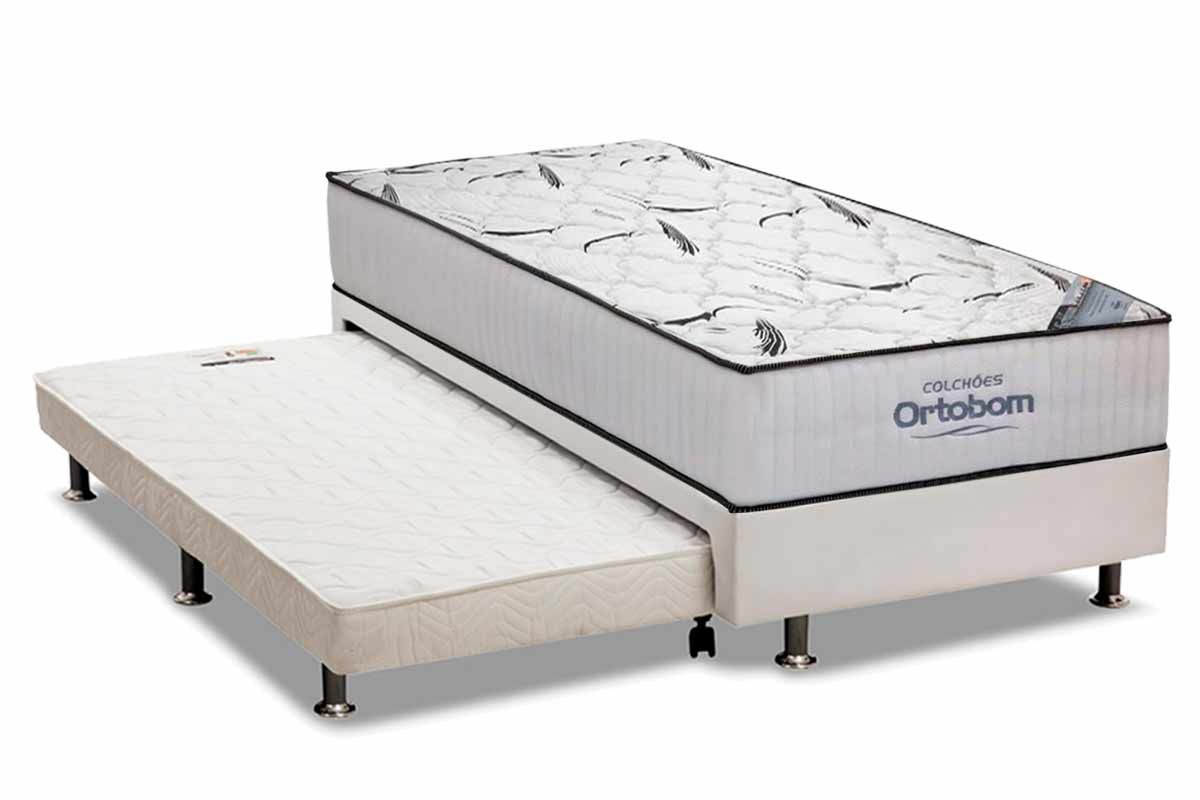 Cama Box CRC +Colchão Espuma D45 High Foam Ortobom