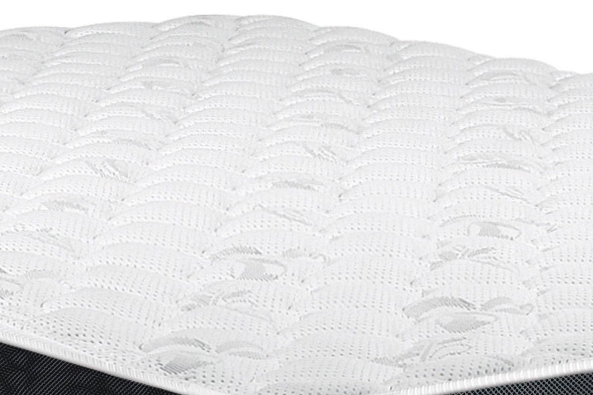 Cama Box c/Aux CRC +Colchão D33 Black White Castor
