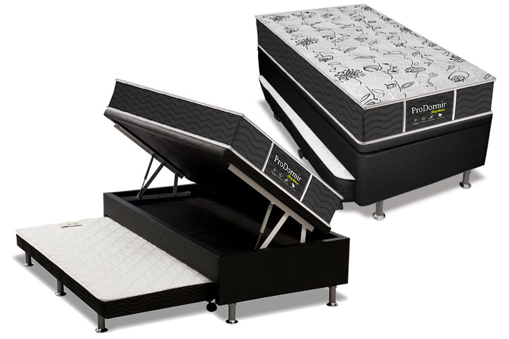Cama Baú c/Aux CRC +Colchão Molas Sleep Probel