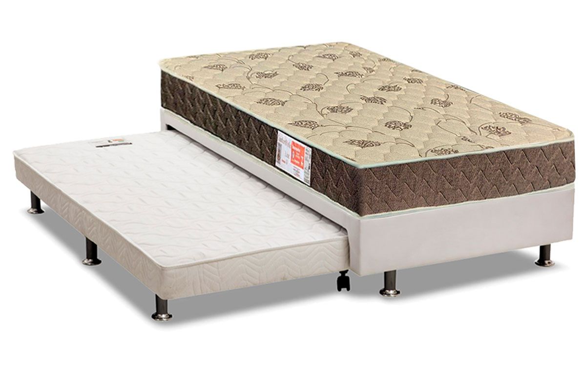 Cama Box CRC +Colchão D33 Comfortpedic Orthoflex