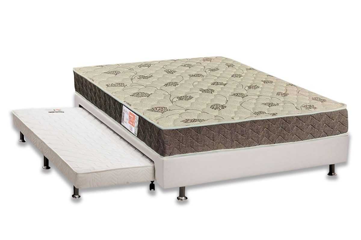 Cama Box CRC +Colchão D33 Comfortpedic Orthoflex