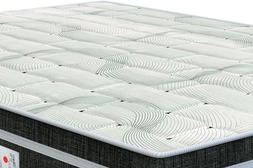 Cama Baú c/Aux CRC +Colchão Molas Venezia Orthoflex