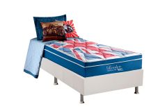 Cama Box Filhão +Colchão Molas London Anjos