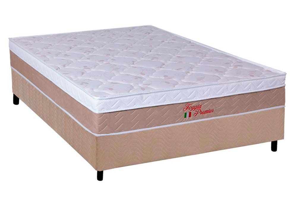 Cama Box CRC +Colchão Ortopédico Premier Orthoflex