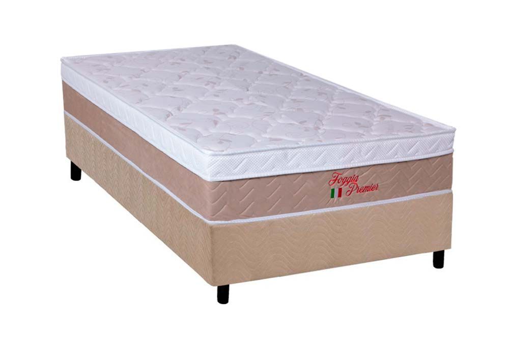 Cama Box CRC +Colchão Ortopédico Premier Orthoflex