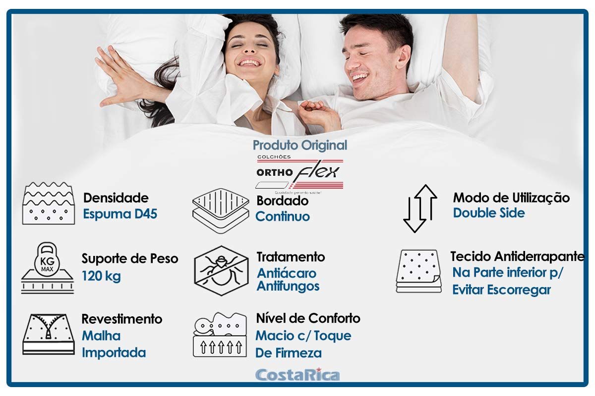 Colchão D45 Orthoflex Comfortpedic Line