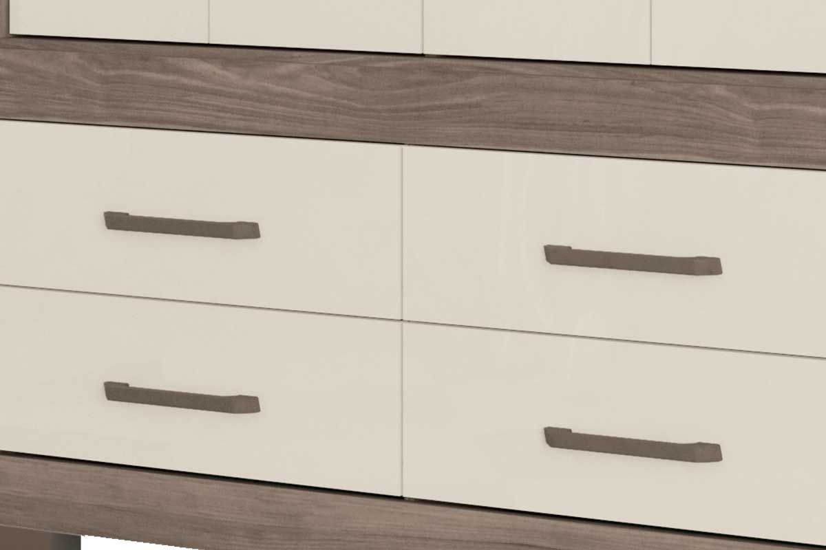 Guarda Roupa Casal 8 Portas (2 c/Espelho) e 4 Gavetas c/Pés Nápoles S. Andirá Guarda Roupa Casal 8 Portas (2 c/Espelho) e 4 Gavetas c/Pés Nápoles S. Andirá