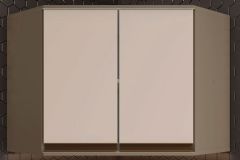 Armário Aéreo Cozinha Henn Connect Canto Oblíquo c/2 Portas 80x83cm