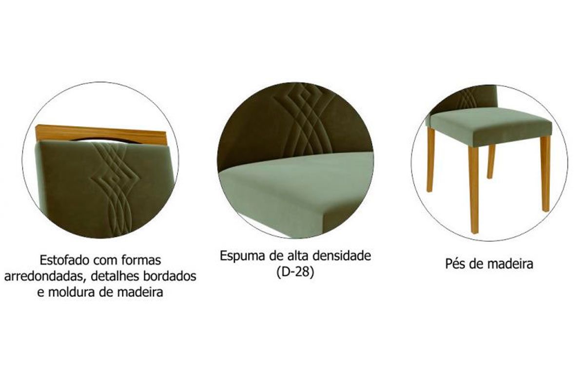 Cadeira Jantar Laura Madeira Kit 2 Un Cimol Cadeira Jantar Laura Madeira Kit 2 Un Cimol