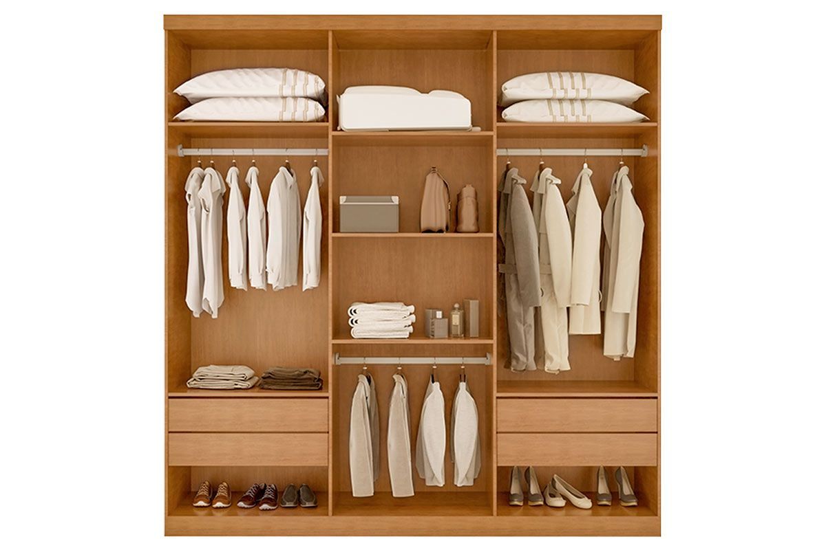 Guarda Roupa Casal 6 Portas e 4Gavs Bahia Rufato Guarda Roupa Casal 6 Portas e 4Gavs Bahia Rufato