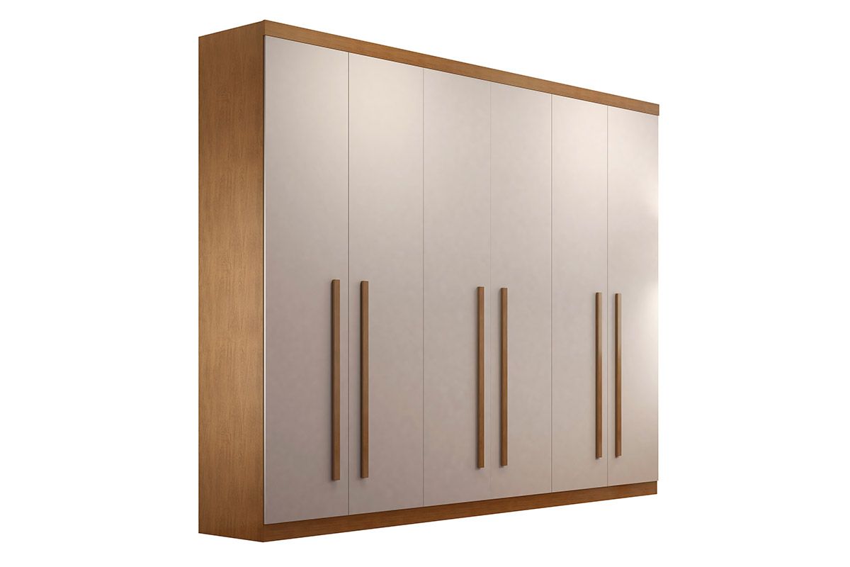 Guarda Roupa Casal 6 Portas e 4Gavs Bahia Rufato