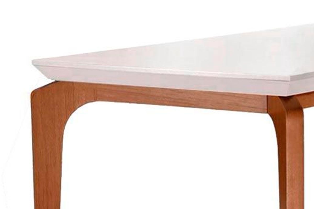 Mesa Jantar Londrina c/Tampo MDF/Vidro 180cm Rufato Mesa Jantar Londrina c/Tampo MDF/Vidro 180cm Rufato