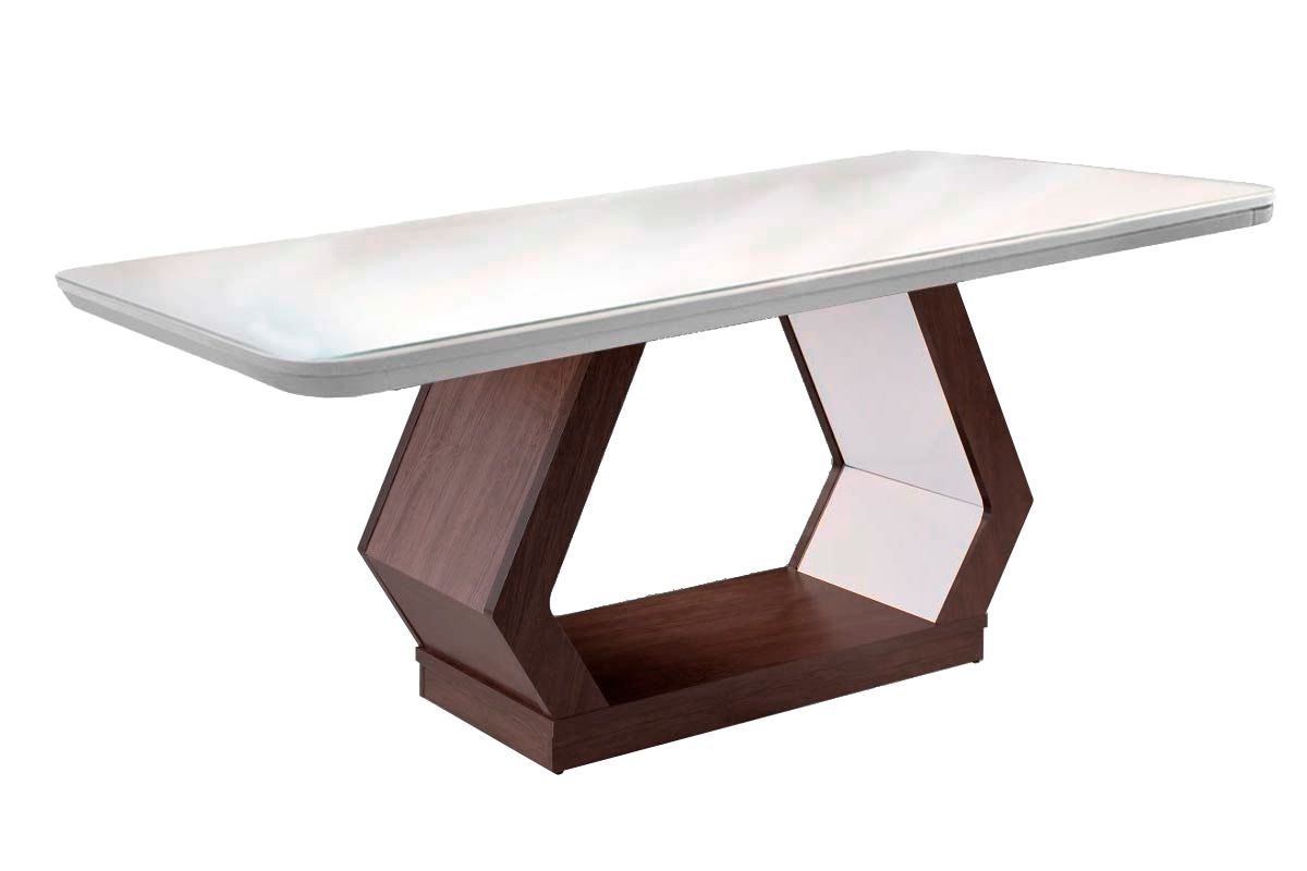 Mesa Jantar Alvorada c/Tampo MDF/Vidro 180cm Rufato Mesa Jantar Alvorada c/Tampo MDF/Vidro 180cm Rufato