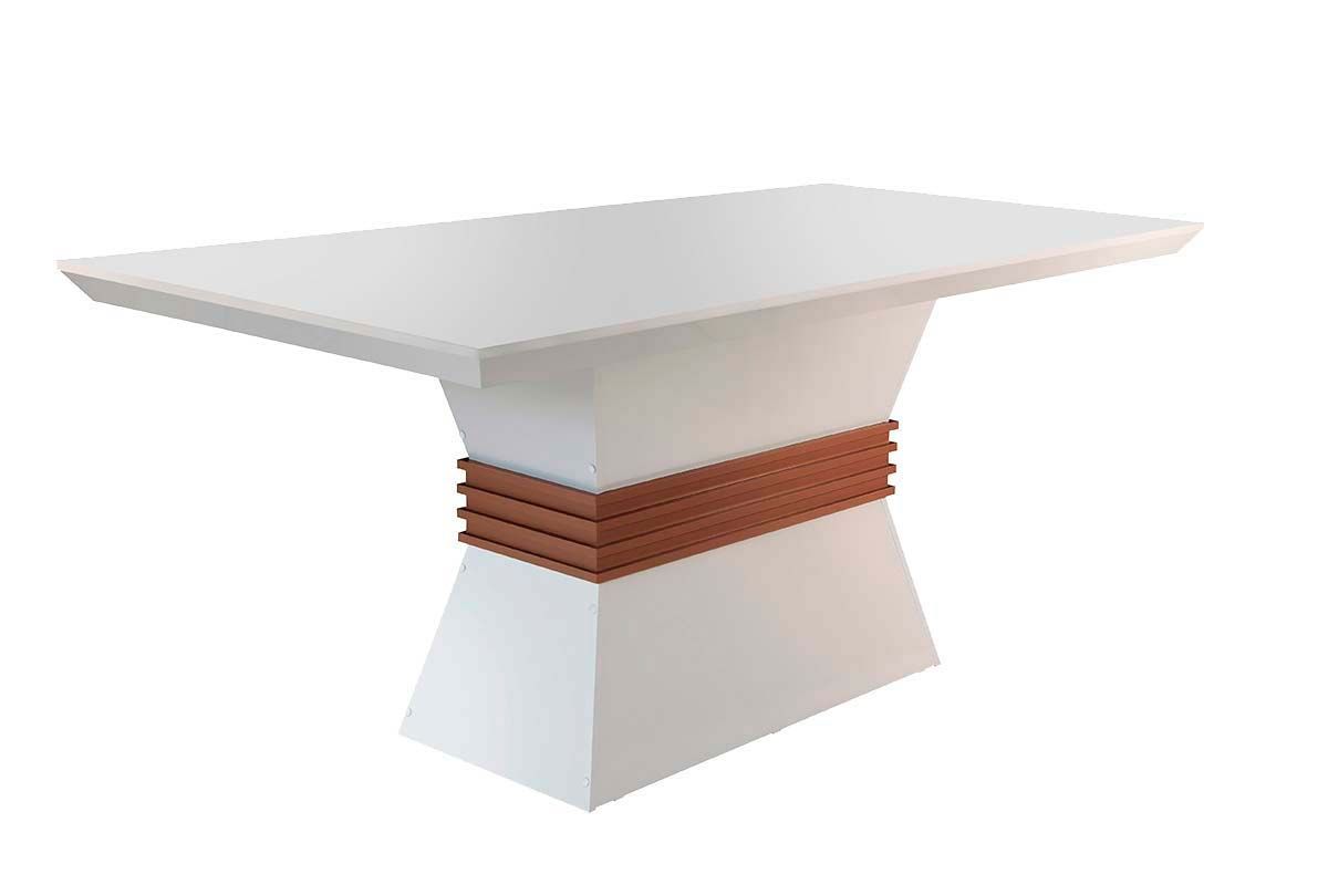 Mesa Jantar Ágata c/Tampo MDF 180cm Rufato Mesa Jantar Ágata c/Tampo MDF 180cm Rufato