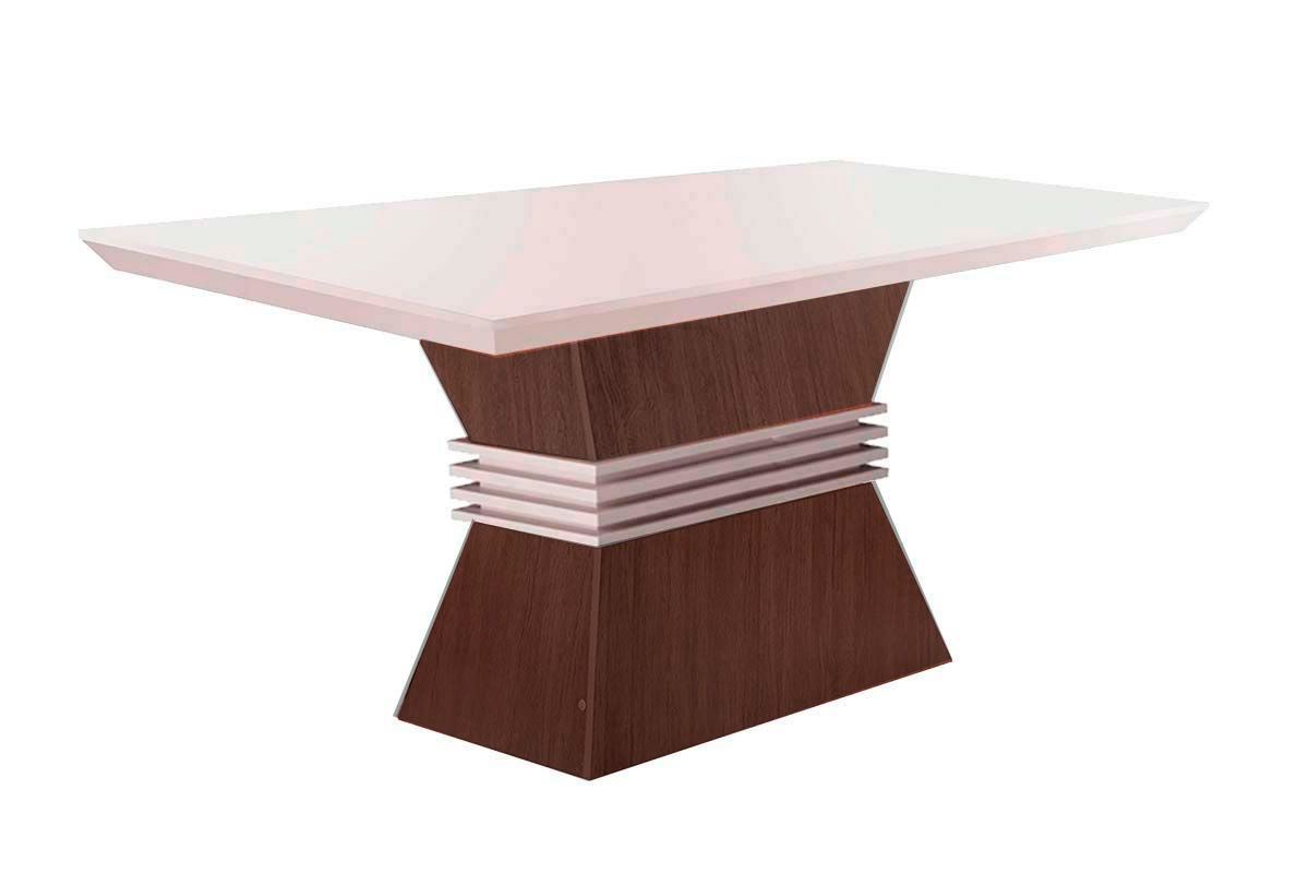 Mesa Jantar Ágata c/Tampo MDF 180cm Rufato Mesa Jantar Ágata c/Tampo MDF 180cm Rufato