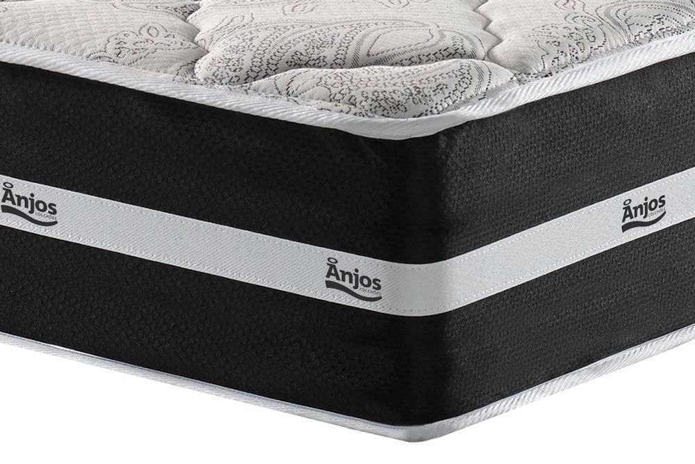 Cama Box Baú CRC +Colchão Molas Classic Anjos