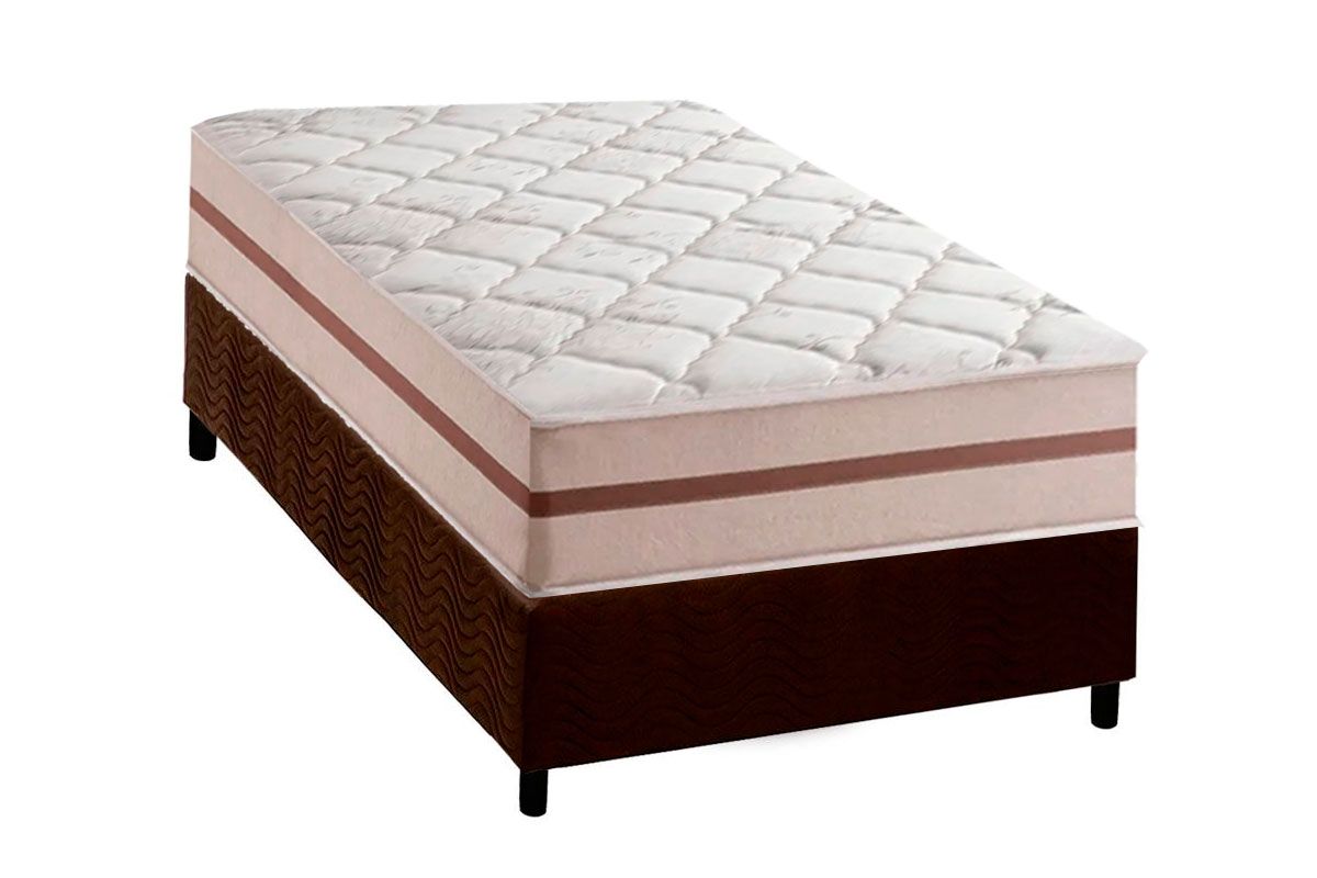Cama Box CRC +Colchão Molas Classic Anjos
