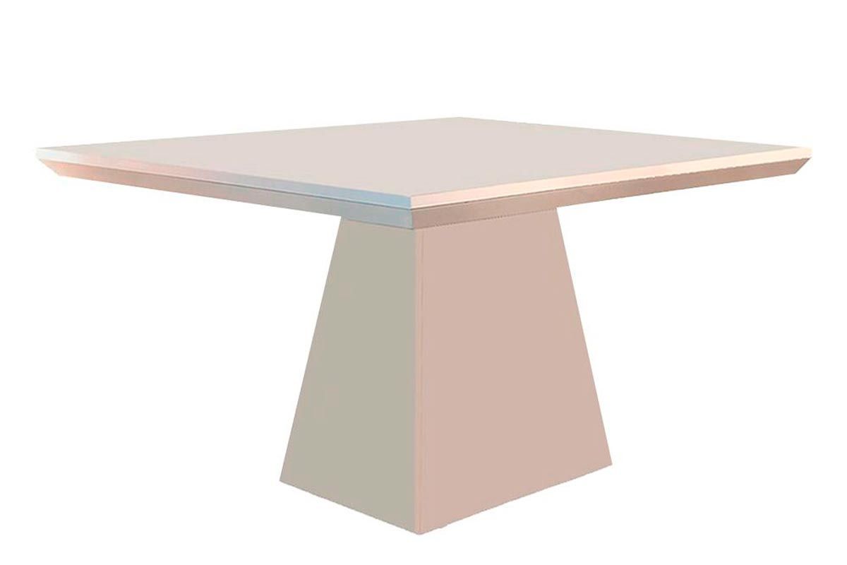 Mesa Jantar Luna c/Tampo MDF/Vidro 120cm Rufato