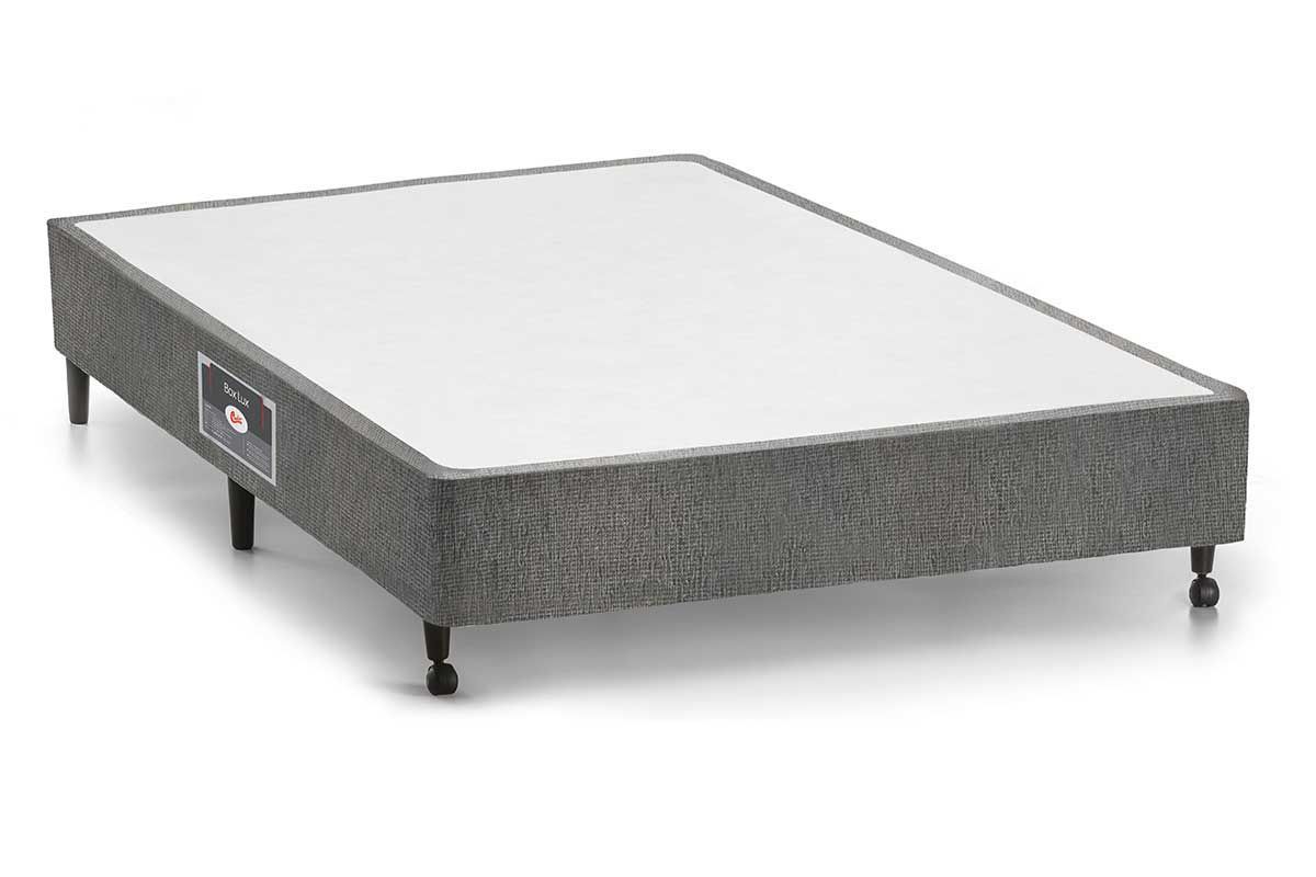 Cama Box Castor G Star Suede GrayCasal - 138x188x27 Cama Box Castor G Star Suede GrayCasal - 138x188x27
