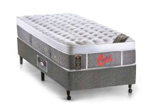 Cama Box Filhão +Colchão Molas Light Plush Castor