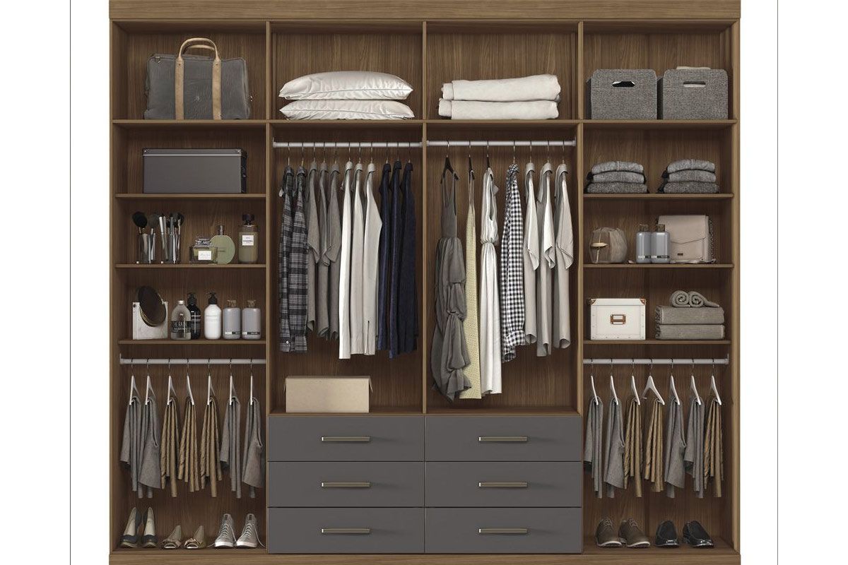 Guarda Roupa Casal 8 Portas c/Esp Master S. Andirá Guarda Roupa Casal 8 Portas c/Esp Master S. Andirá