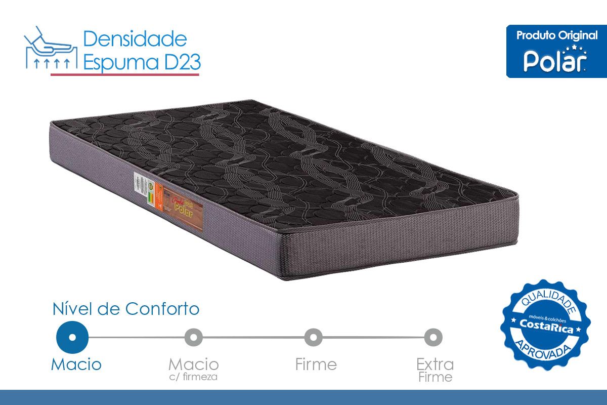 Colchão D23 Polar Pérola Dupla Face Colchão D23 Polar Pérola Dupla Face