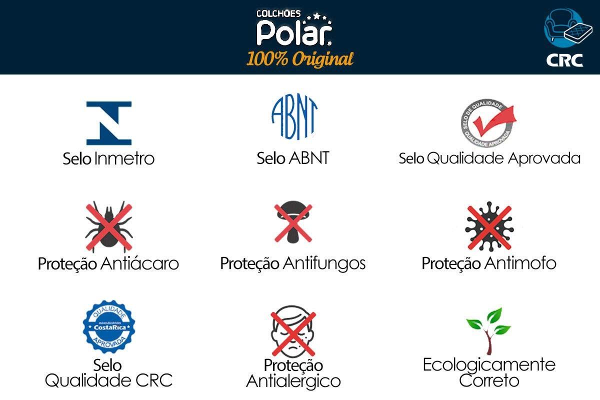 Colchão D20 Polar Pérola Dupla Face Colchão D20 Polar Pérola Dupla Face
