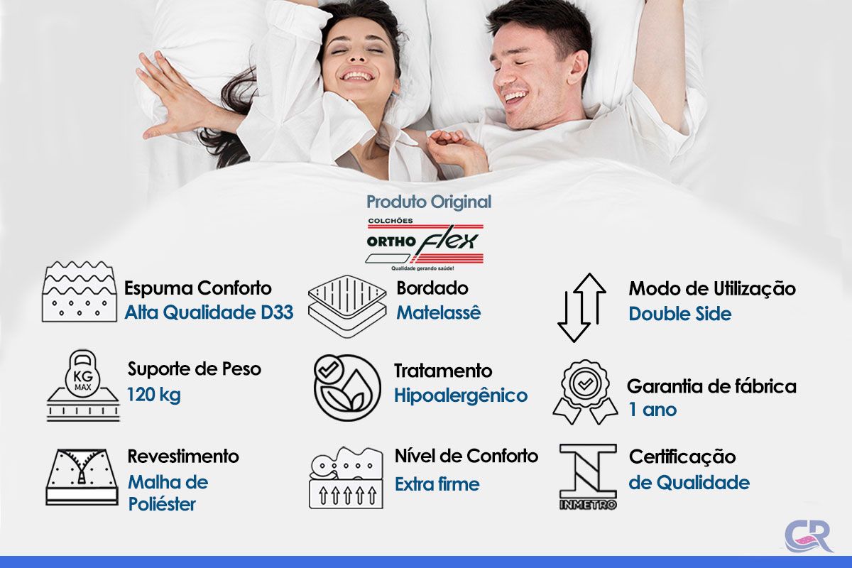 Colchão D33 Orthoflex Comfortpedic Line Colchão D33 Orthoflex Comfortpedic Line