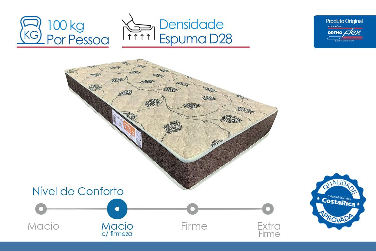 Colchão D28 Orthoflex Comfortpedic Line Colchão D28 Orthoflex Comfortpedic Line