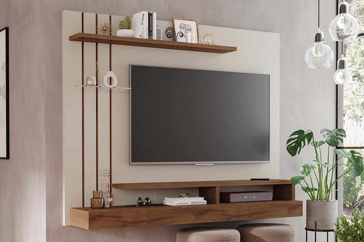 Painel Home p/ TV até 50 Pol Valência Plus 160cm Permóbili