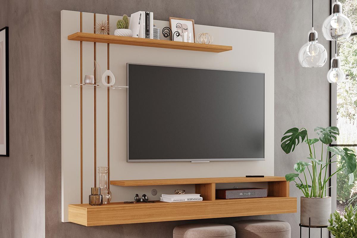 Painel Home p/ TV até 50 Pol Valência Plus 160cm Permóbili