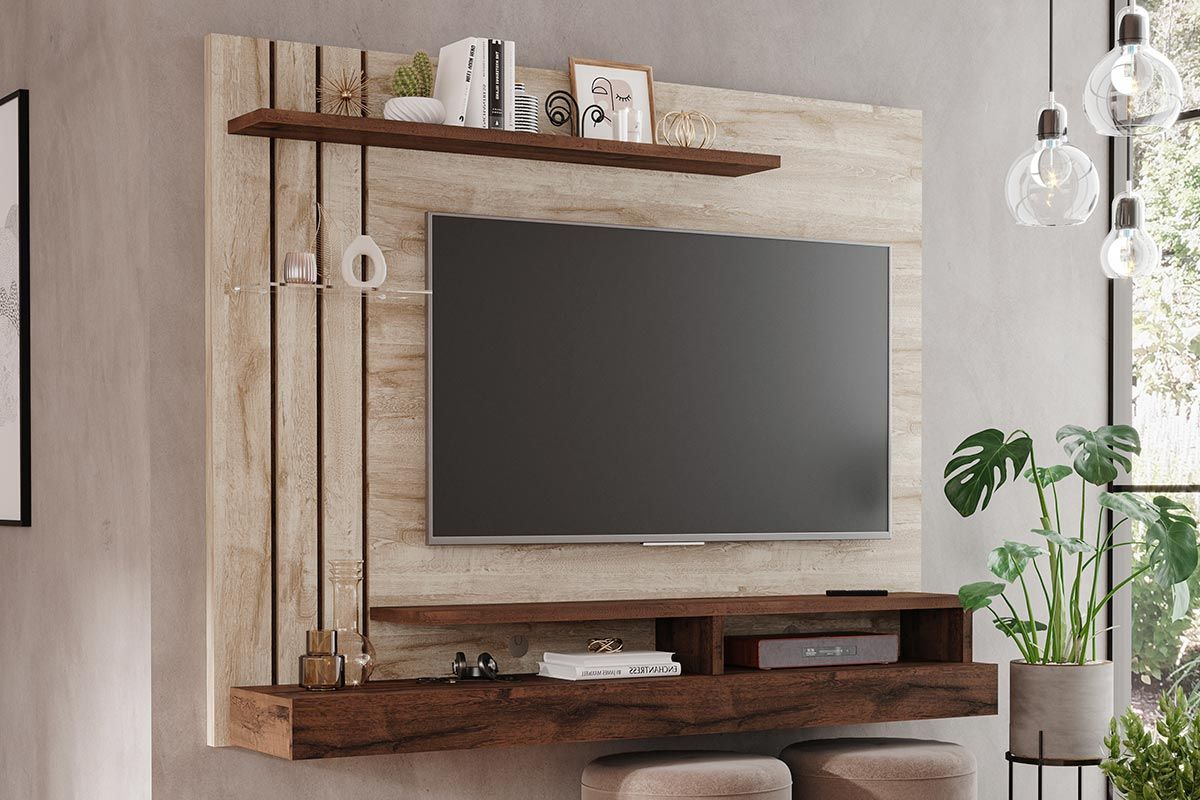 Painel Home p/ TV até 50 Pol Valência Plus 160cm Permóbili