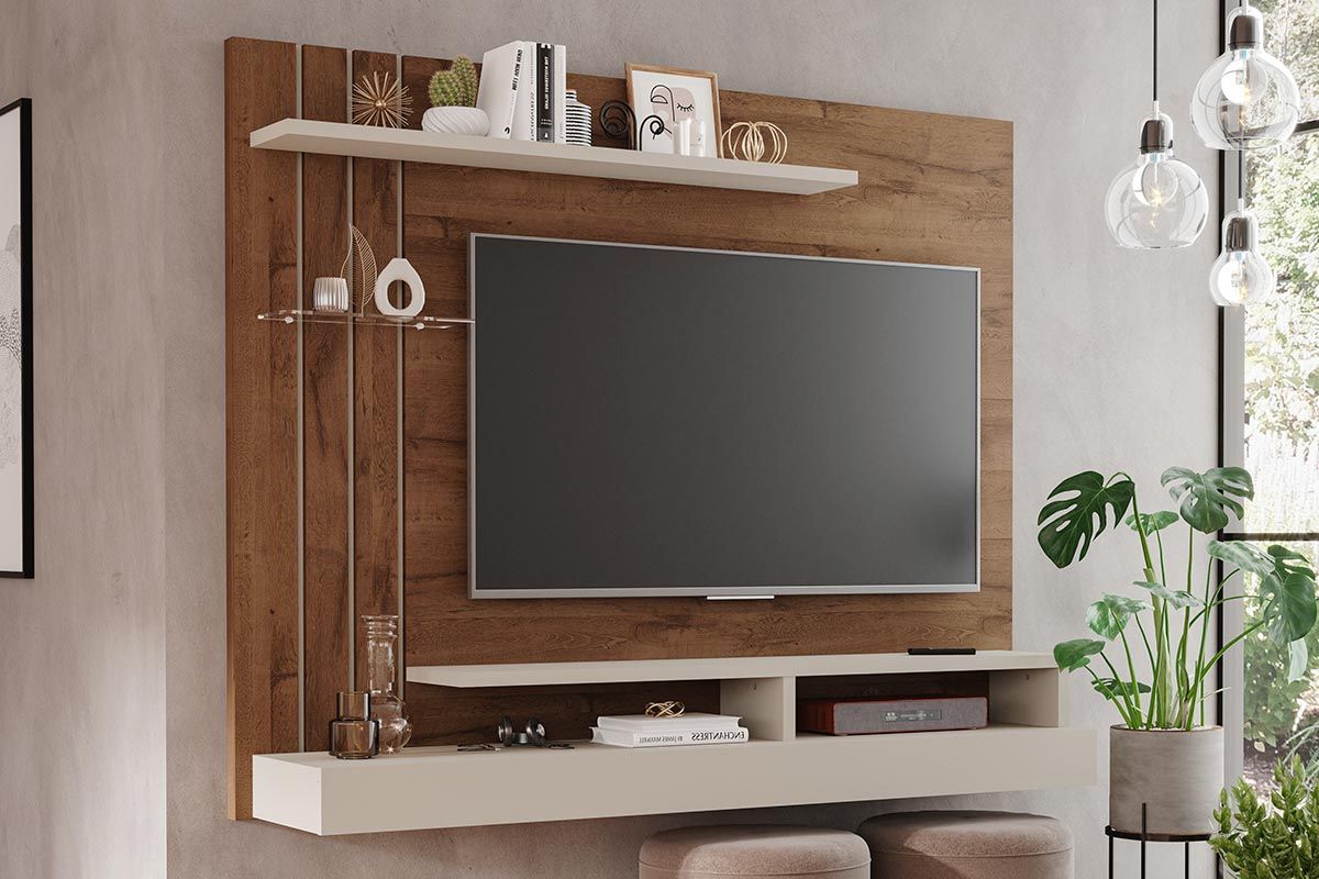 Painel Home p/ TV até 50 Pol Valência Plus 160cm Permóbili