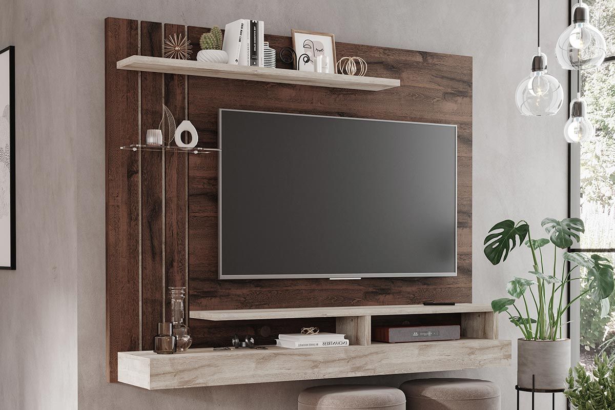Painel Home p/ TV até 50 Pol Valência Plus 160cm Permóbili