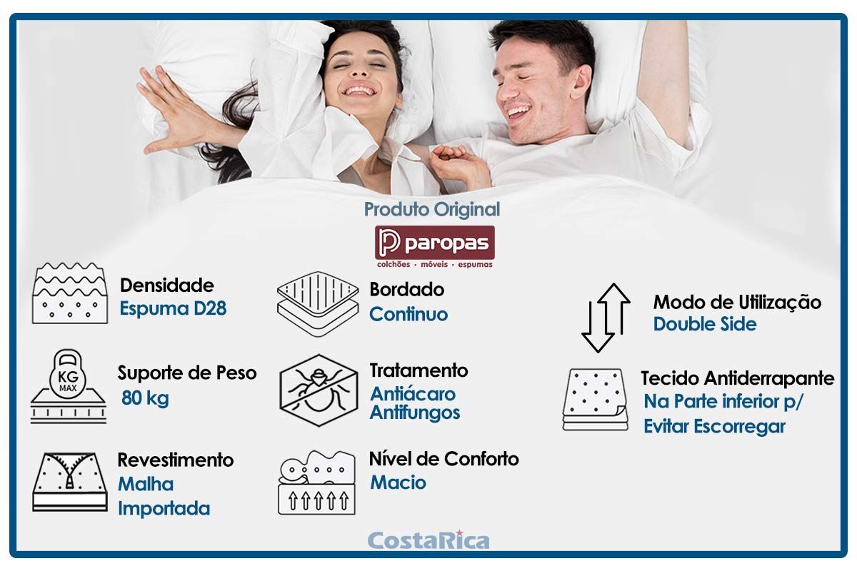 Colchão D28 Castor Sleep Max