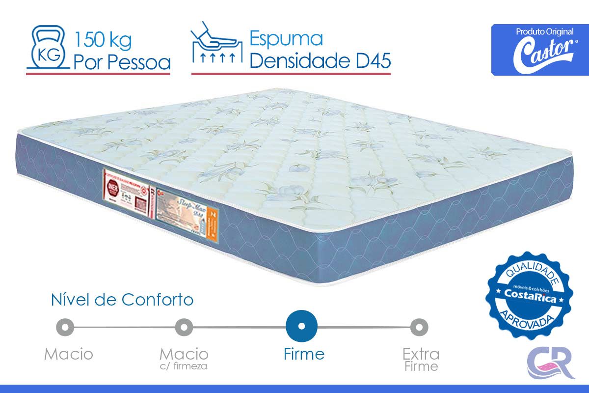 Colchão D45 Castor Sleep Max