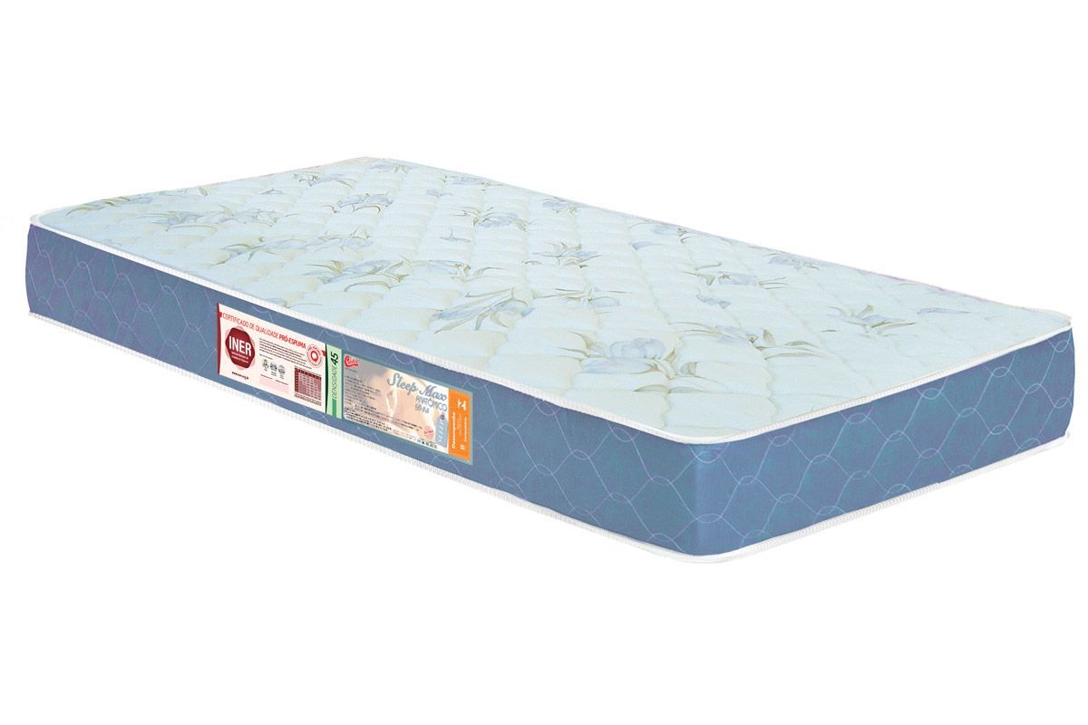 Colchão D45 Castor Sleep MaxSolteirão - 96x203x15