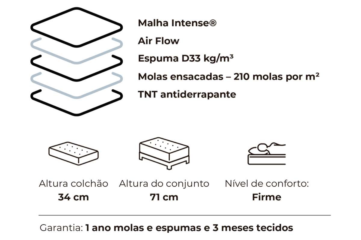 Colchão Molas Ensacadas Plumatex Presidencially Colchão Molas Ensacadas Plumatex Presidencially