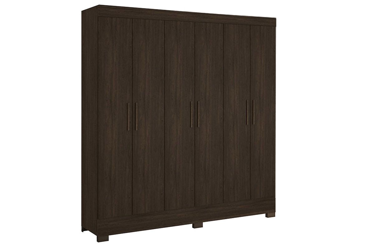 Guarda Roupa Casal 6 Portas Prático Demóbile Guarda Roupa Casal 6 Portas Prático Demóbile