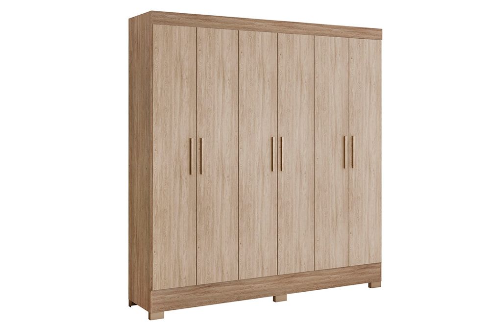 Guarda Roupa Casal 6 Portas Prático Demóbile Guarda Roupa Casal 6 Portas Prático Demóbile
