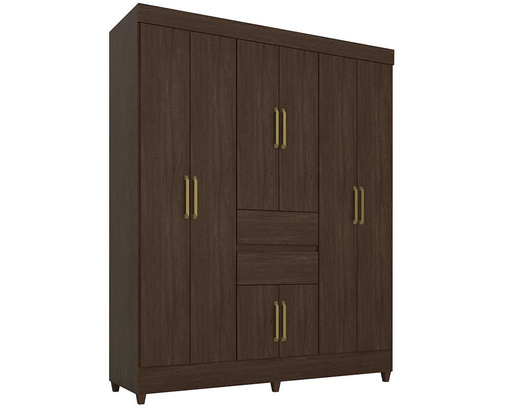 Guarda Roupa Solteiro 8 Portas e 2 Gavetas Munique Demóbile Guarda Roupa Solteiro 8 Portas e 2 Gavetas Munique Demóbile