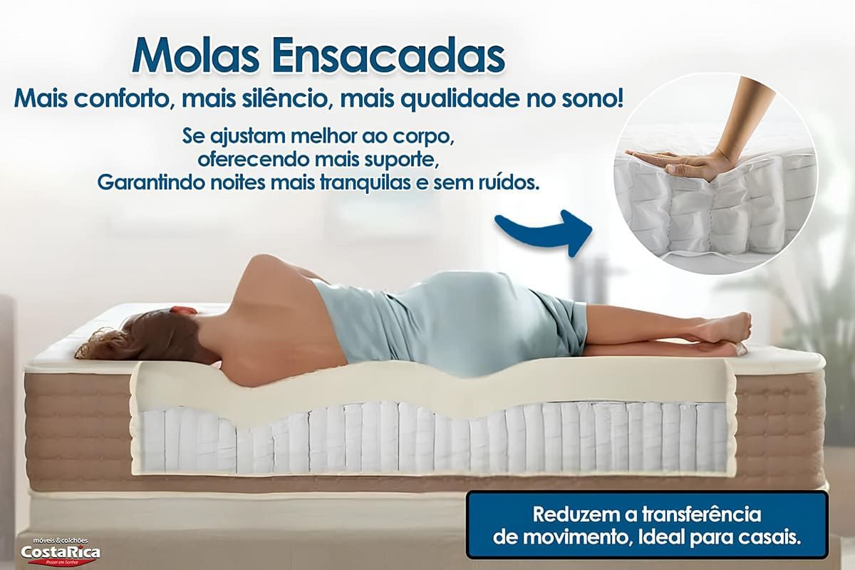 Colchão Molas Ensacadas Ortobom ISO