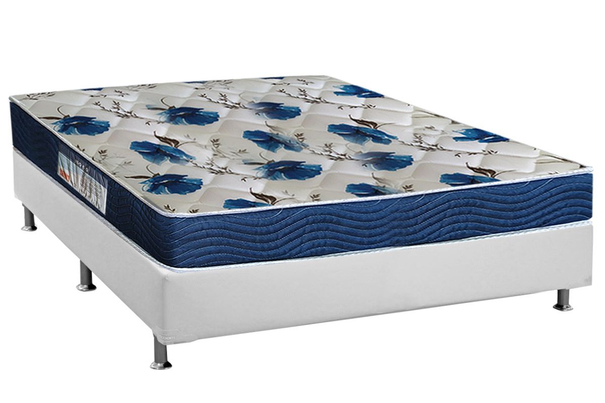Cama Box CRC +Colchão Ortopédico ISO60 Ortobom